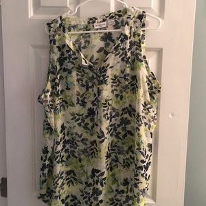 Sheer tank for layering.